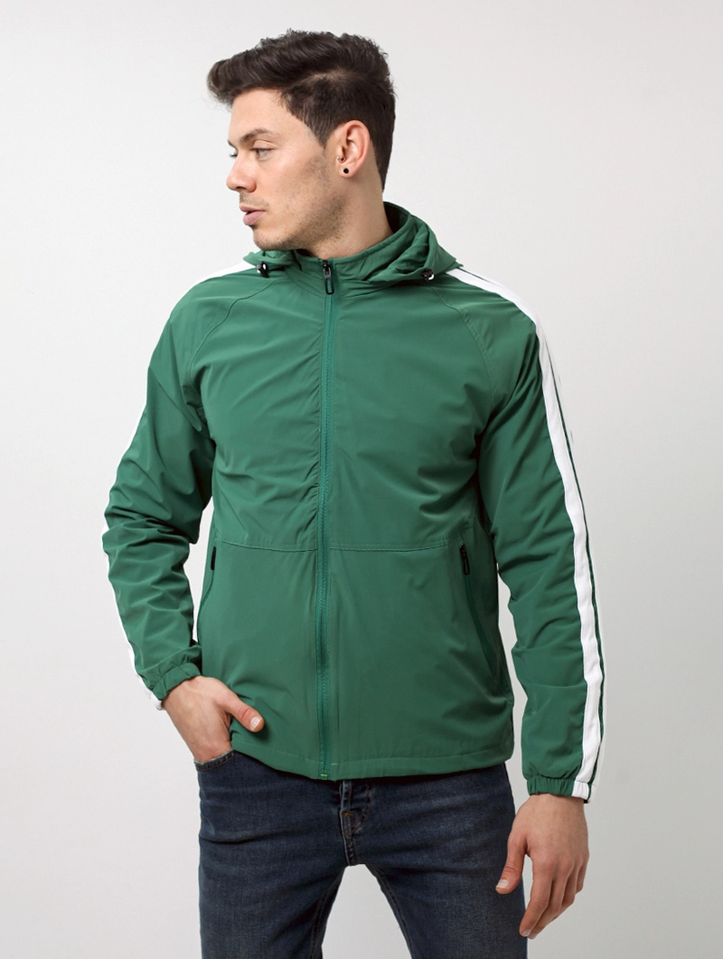 Blouson à capuche zippé